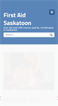 Mobile Screenshot of firstaidsaskatoon.ca